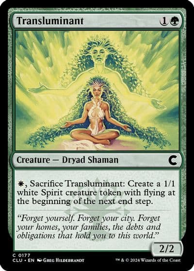 Transluminant Ravnica: Clue Edition Magic card