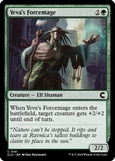 Yevas Forcemage Ravnica: Clue Edition Magic card