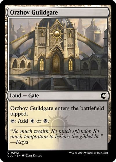 Orzhov Guildgate Ravnica: Clue Edition Magic card