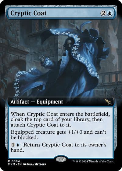 Cryptic Coat Extended Art Murders at Karlov Manor Magic card