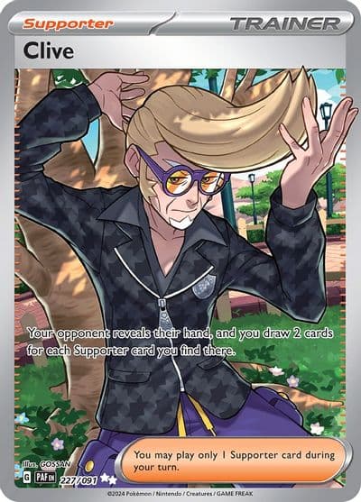 Clive SV: Paldean Fates Pokemon card
