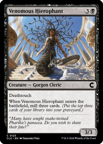 Venomous Hierophant Ravnica: Clue Edition Magic card
