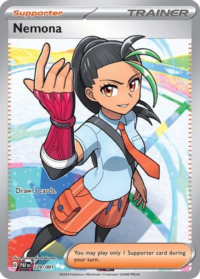 Nemona SV: Paldean Fates Pokemon card