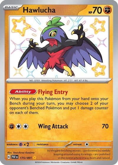 Hawlucha SV: Paldean Fates Pokemon card