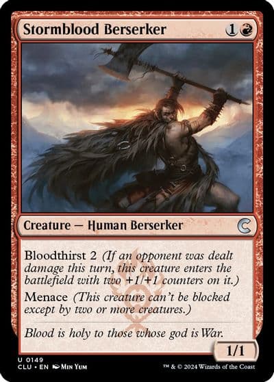 Stormblood Berserker Ravnica: Clue Edition Magic card