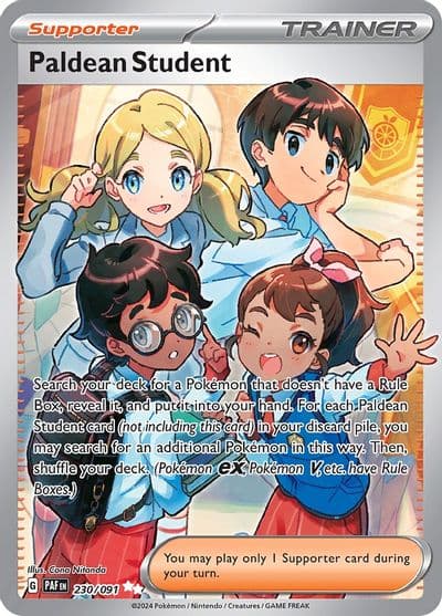 Paldean Student SV: Paldean Fates Pokemon card