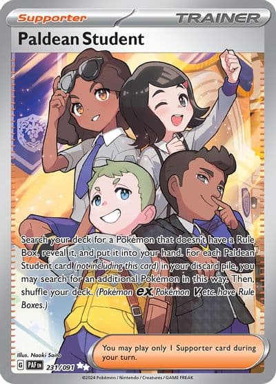 Paldean Student SV: Paldean Fates Pokemon card