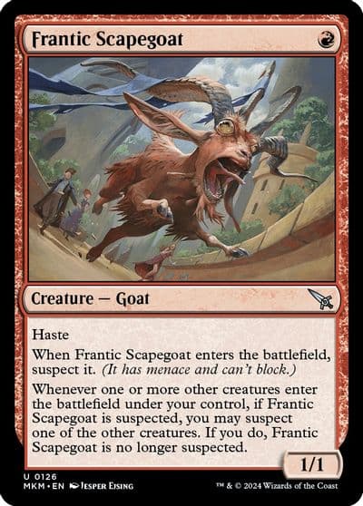 Frantic Scapegoat Murders at Karlov Manor Magic card