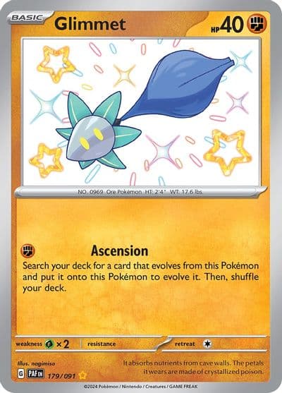 Glimmet SV: Paldean Fates Pokemon card