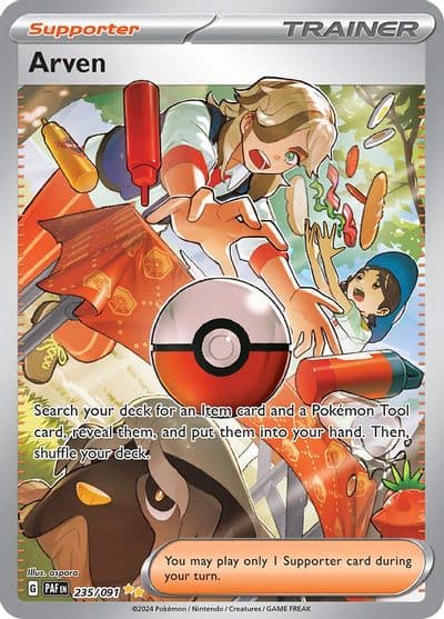 Arven SV: Paldean Fates Pokemon card