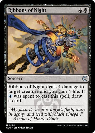 Ribbons of Night Ravnica: Clue Edition Magic card