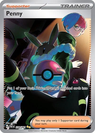 Penny SV: Paldean Fates Pokemon card