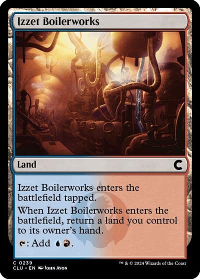 Izzet Boilerworks Ravnica: Clue Edition Magic card