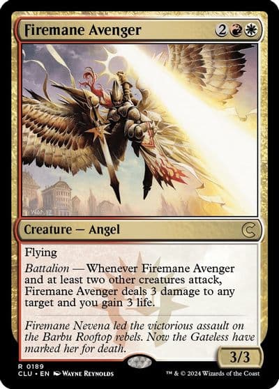Firemane Avenger Ravnica: Clue Edition Magic card