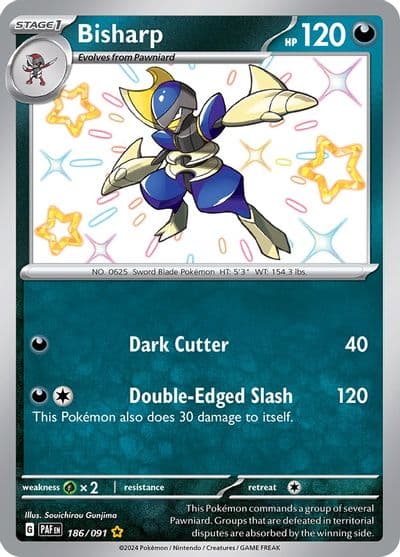 Bisharp SV: Paldean Fates Pokemon card