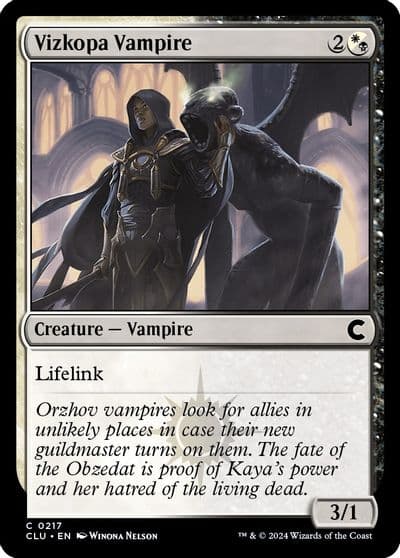 Vizkopa Vampire Ravnica: Clue Edition Magic card
