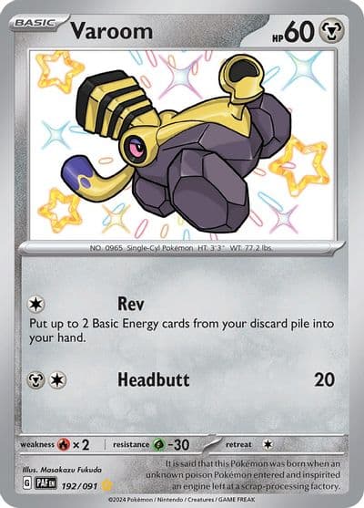 Varoom SV: Paldean Fates Pokemon card