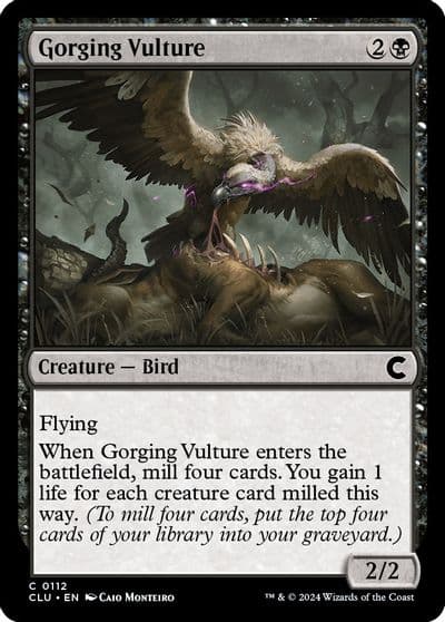 Gorging Vulture Ravnica: Clue Edition Magic card