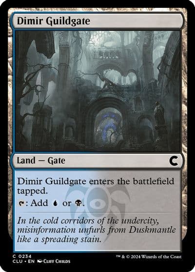Dimir Guildgate Ravnica: Clue Edition Magic card