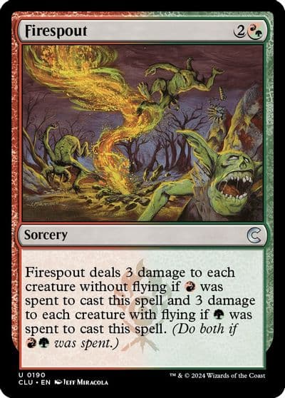 Firespout Ravnica: Clue Edition Magic card