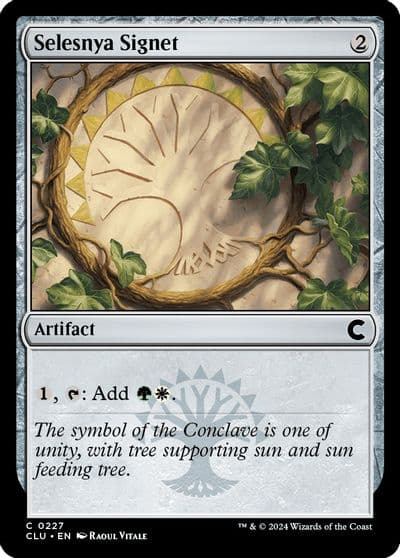 Selesnya Signet Ravnica: Clue Edition Magic card