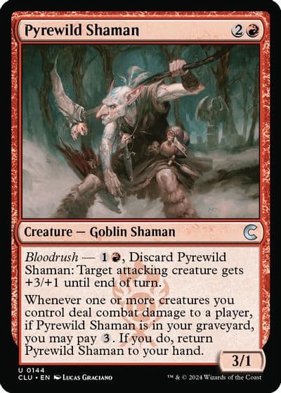 Pyrewild Shaman Ravnica: Clue Edition Magic card