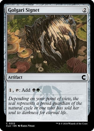 Golgari Signet Ravnica: Clue Edition Magic card