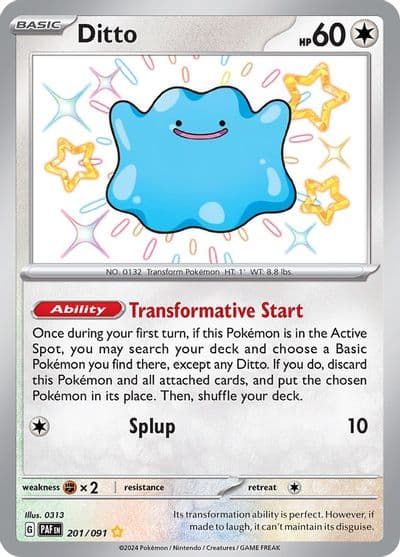 Ditto SV: Paldean Fates Pokemon card