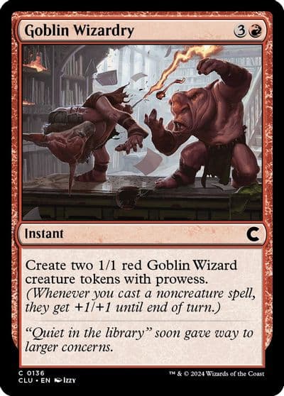 Goblin Wizardry Ravnica: Clue Edition Magic card