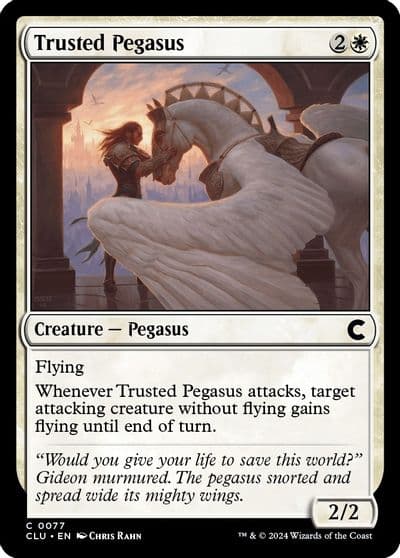 Trusted Pegasus Ravnica: Clue Edition Magic card