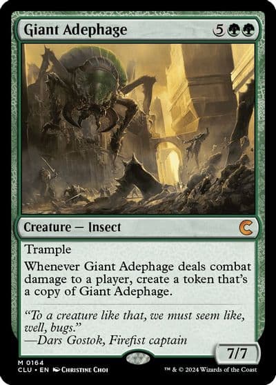 Giant Adephage Ravnica: Clue Edition Magic card