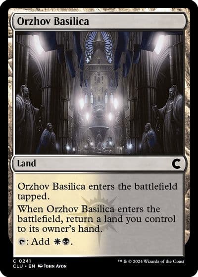 Orzhov Basilica Ravnica: Clue Edition Magic card