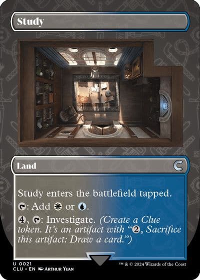 Study Borderless Ravnica: Clue Edition Magic card