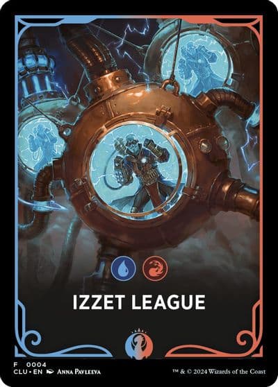 Izzet League Theme Card Ravnica: Clue Edition Magic card