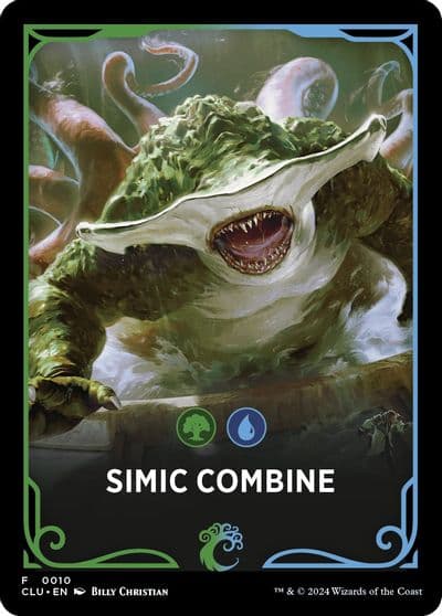 Simic Combine Theme Card Ravnica: Clue Edition Magic card