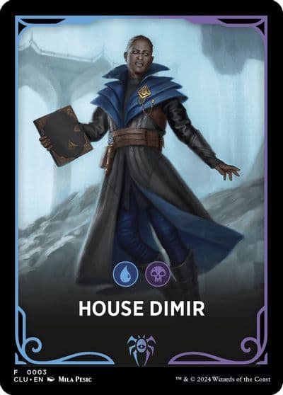 House Dimir Theme Card Ravnica: Clue Edition Magic card