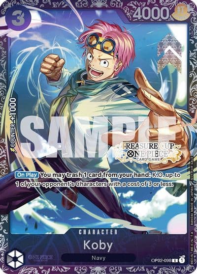 Koby Treasure Cup One Piece Promotion Cards One Piece card