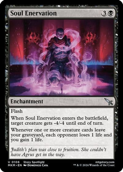 Soul Enervation Murders at Karlov Manor Magic card