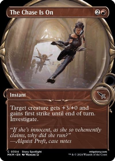 The Chase Is On Showcase Murders at Karlov Manor Magic card