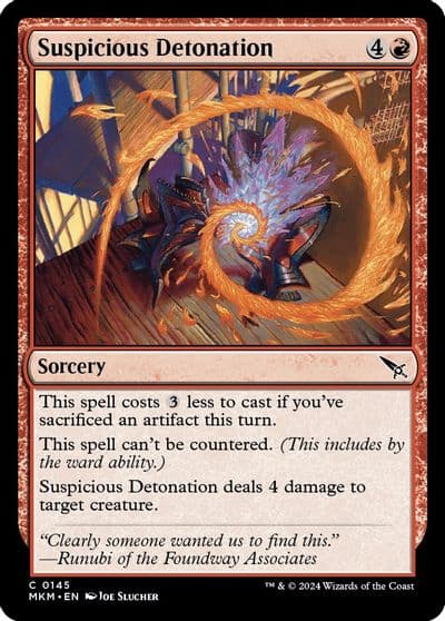 Suspicious Detonation Murders at Karlov Manor Magic card