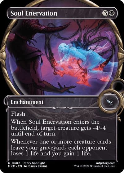 Soul Enervation Showcase Murders at Karlov Manor Magic card
