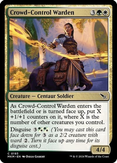 Crowd Control Warden Murders at Karlov Manor Magic card