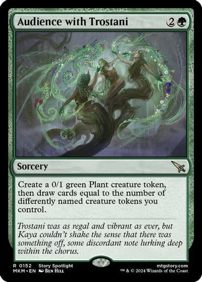 Audience with Trostani Murders at Karlov Manor Magic card