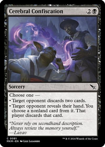 Cerebral Confiscation Murders at Karlov Manor Magic card