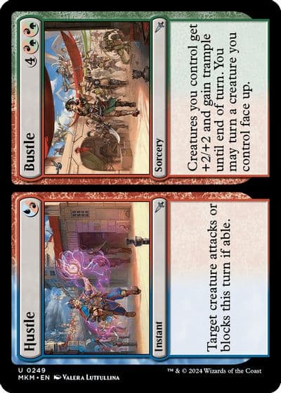 Hustle Bustle Murders at Karlov Manor Magic card
