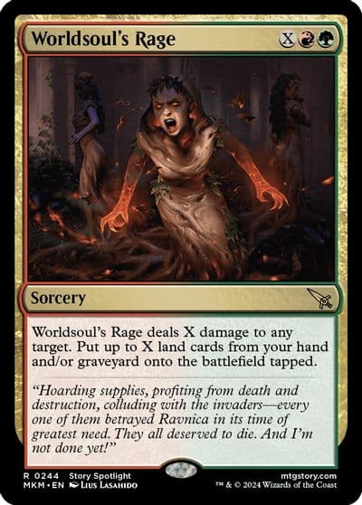 Worldsouls Rage Murders at Karlov Manor Magic card