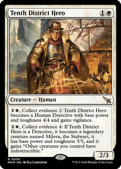 Tenth District Hero Murders at Karlov Manor Magic card