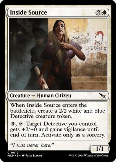 Inside Source Murders at Karlov Manor Magic card