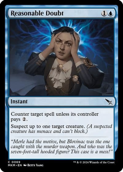 Reasonable Doubt Murders at Karlov Manor Magic card