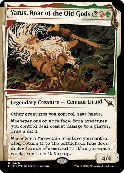 Yarus Roar of the Old Gods Showcase Murders at Karlov Manor Magic card